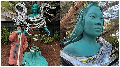 மனைவிக்காக சிலை வைத்த மார்க் ஜூக்கர்பெர்க்!